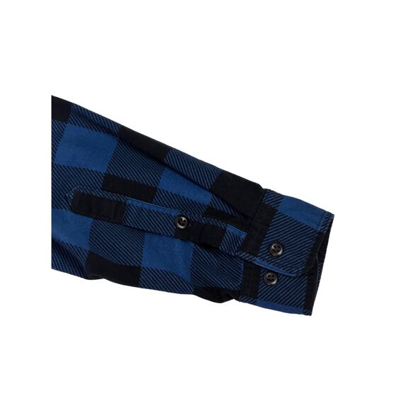 Filson Vintage Style Flannel Work Shirt | Dark Blue | Men's Sz L - Picture 3 of 7